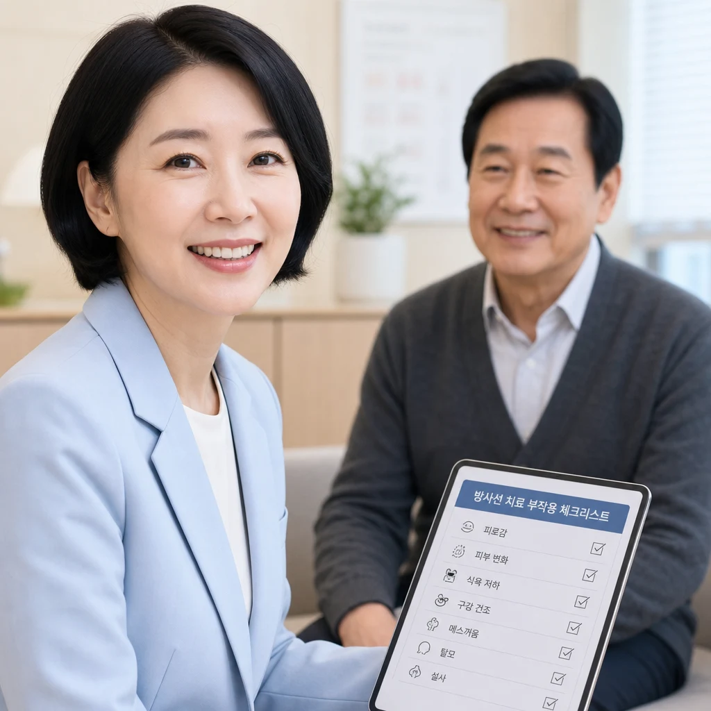 방사선치료 부작용의 주요 증상은?